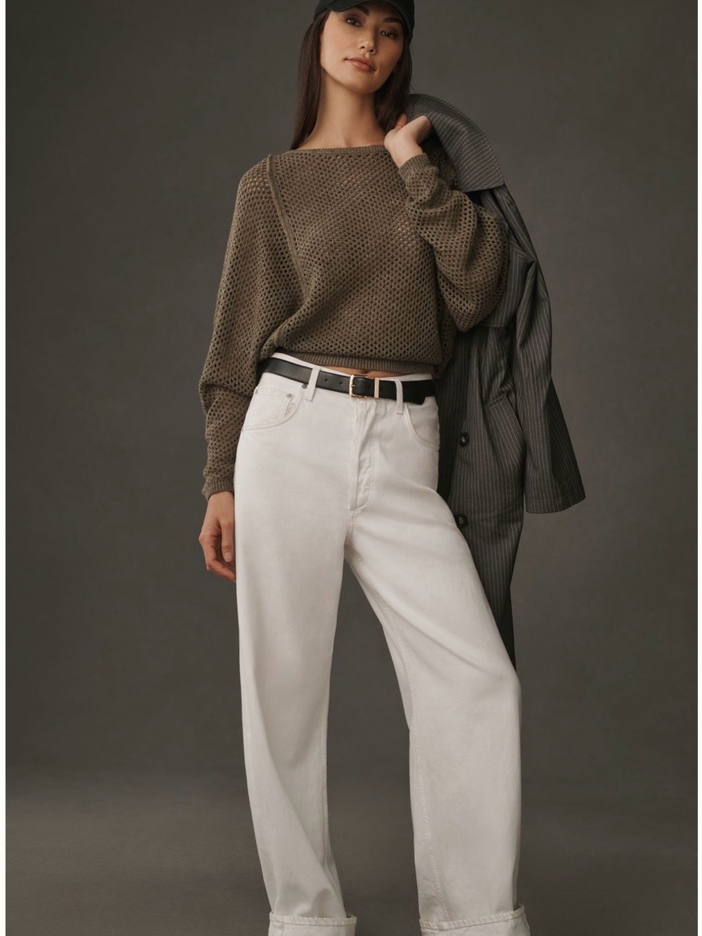 Pilcro open knit sweater